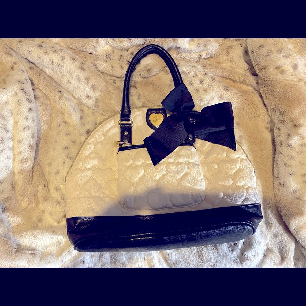 Betsy Johnson classic white purse